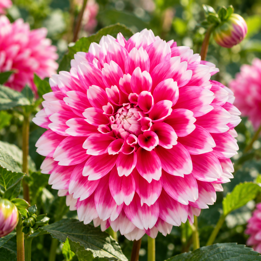 Bulbes de fleurs non-traité Dahlia lacinié / dentelé Fuzzy Wuzzy calibre 1