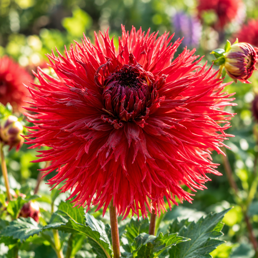 Bulbes de fleurs non-traité Dahlia lacinié / dentelé Jaxon calibre 1