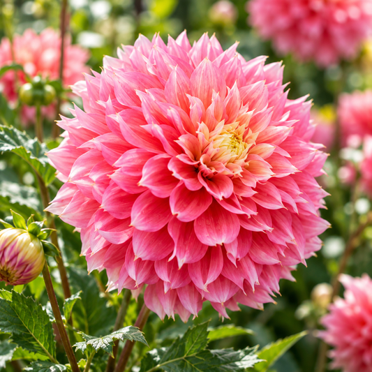 Bulbes de fleurs non-traité Dahlia lacinié / dentelé Kogane Fubuki calibre 1