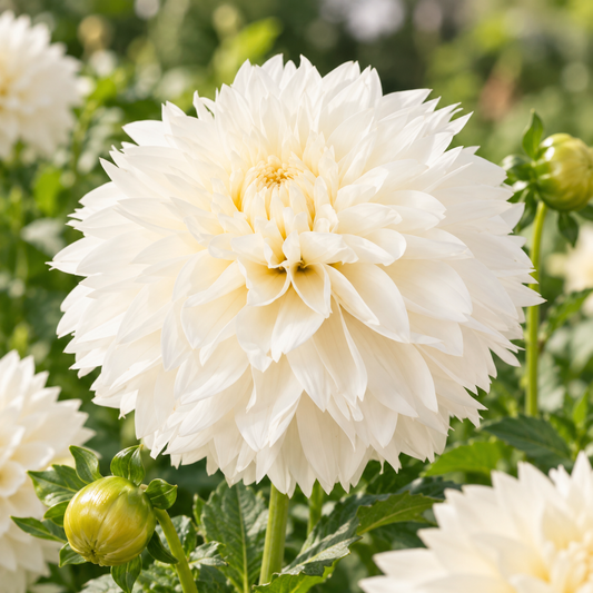 Bulbes de fleurs non-traité Dahlia lacinié / dentelé Myama Fubuki calibre 1