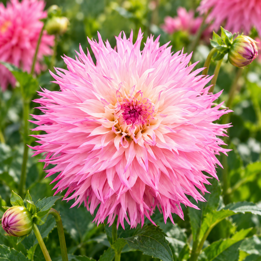 Bulbes de fleurs non-traité Dahlia lacinié / dentelé Pinelands Princess calibre 1