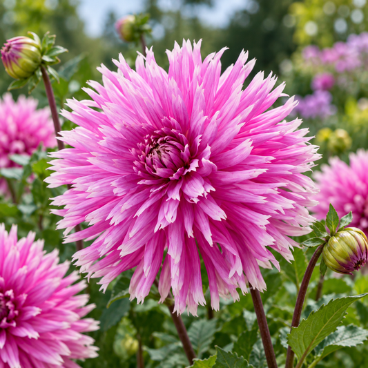 Bulbes de fleurs non-traité Dahlia lacinié / dentelé Table Dancer calibre 1