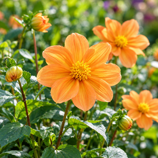 Bulbes de fleurs non-traité Dahlia mignon G.F. Hemerik calibre 1