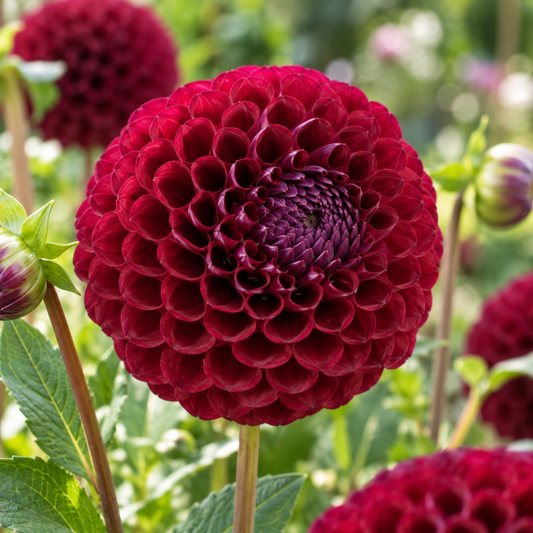 Bulbes de fleurs non-traité Dahlia pompon Downham Royal calibre 1