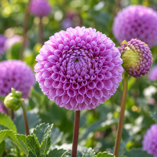Bulbes de fleurs non-traité Dahlia pompon Franz Kafka calibre 1