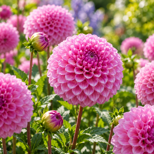 Bulbes de fleurs non-traité Dahlia pompon Stolze von Berlin calibre 1