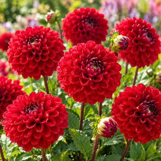 Bulbes de fleurs non-traité Dahlia pompon Viking calibre 1