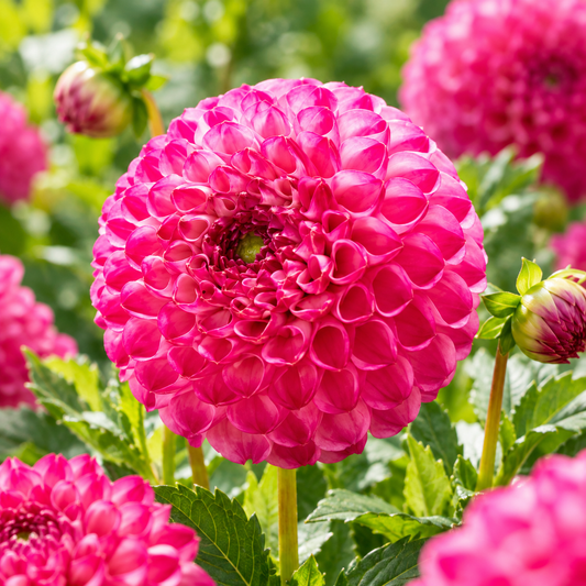Bulbes de fleurs non-traité Dahlia pompon Zippity Do Da calibre 1